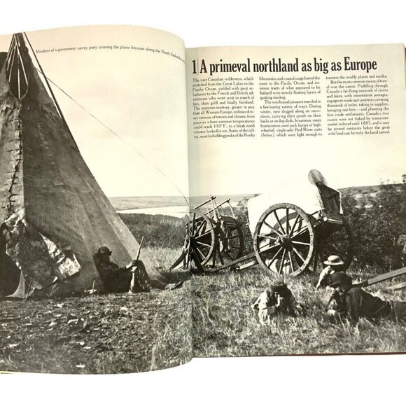 Time Life Books The Canadians 1977 By Ogden Tanner Old West Series Illustrated - Picture 4 of 10